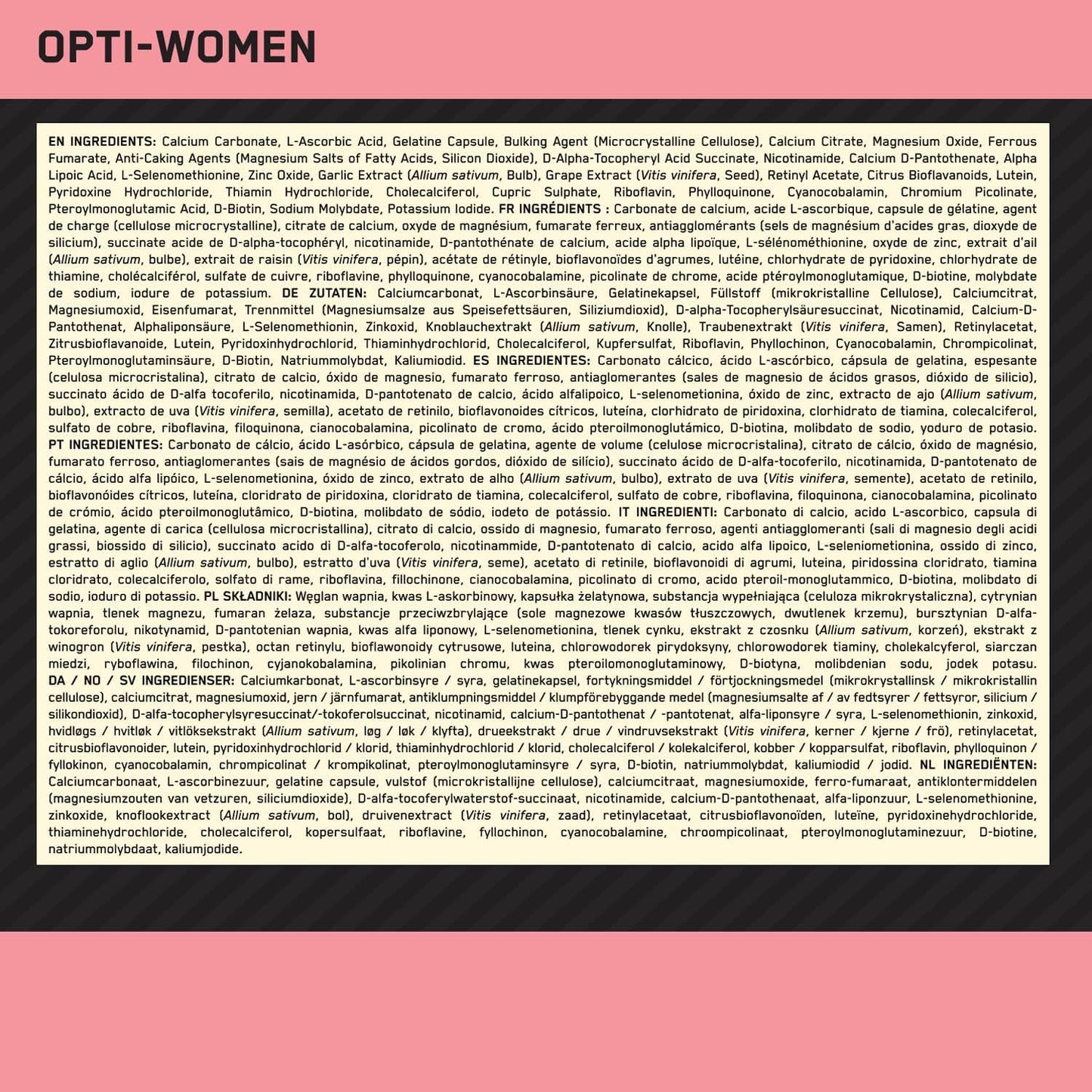 ON Opti-Women 120 Caps