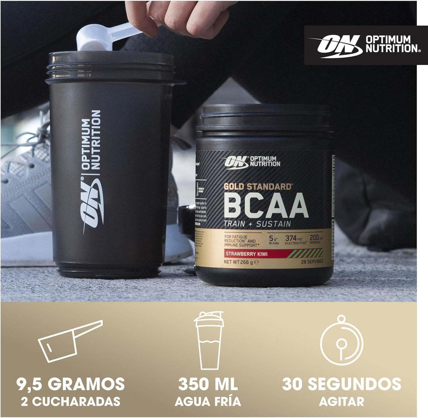 ON Gold Standard BCAA Train + Sustain 266G