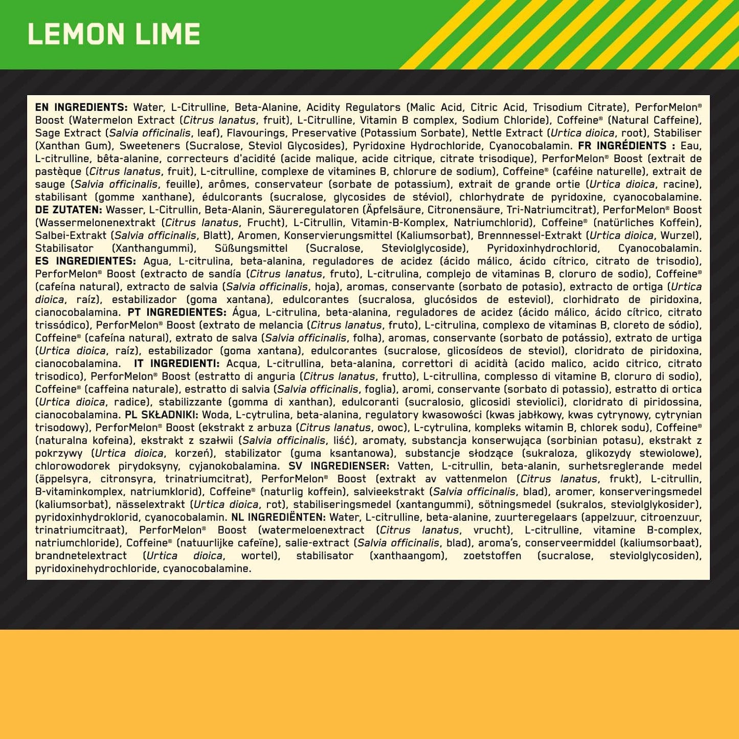 ON Gold Standard Pre Workout Shot 60ML